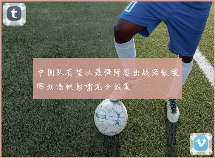 中国队有望以最强阵容出战若张瑷晖刘浩帆彭啸完全恢复